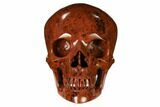 Realistic, Polished Mahogany Obsidian Skull #151187-1